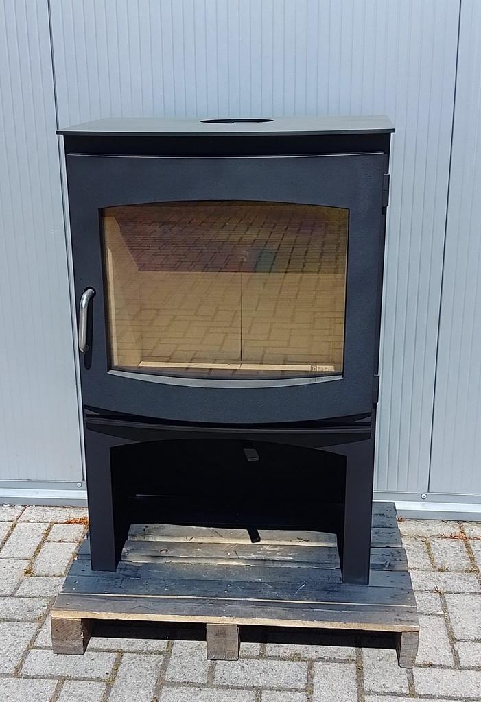 Tekoop demo model DIK GEURTS ivar 10 H2O houtkachdm met CV, Huis en Inrichting, Kachels, Ophalen, Houtkachel, Zo goed als nieuw