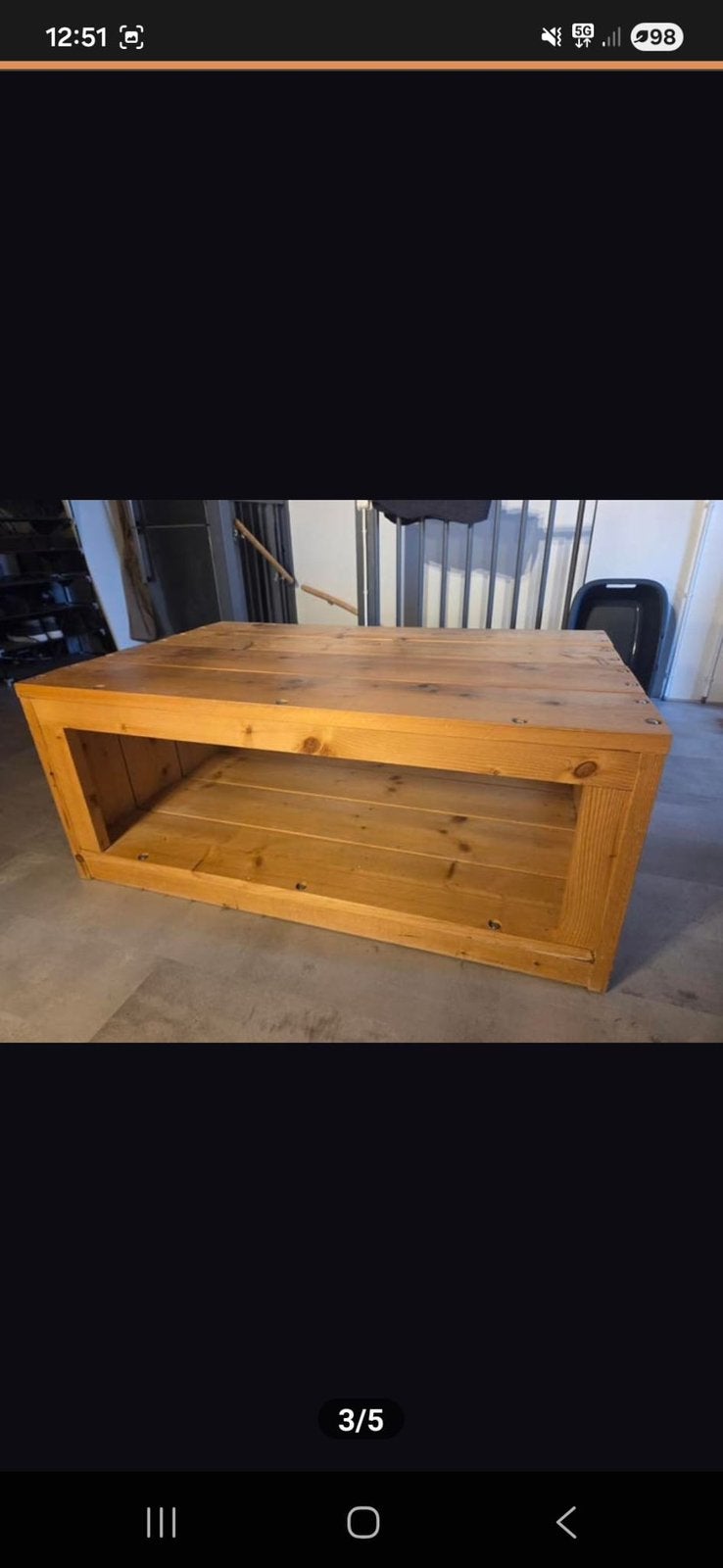 Salon tafel hout, Huis en Inrichting, Complete inboedels, Ophalen