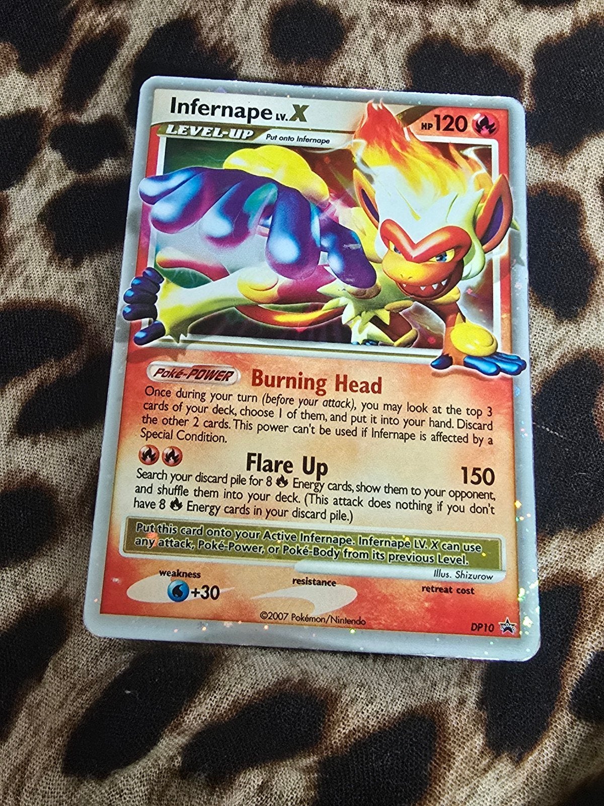 Infernape LV.X Pokémon Kaart - Zeldzaam en in goede staat, Ophalen of Verzenden