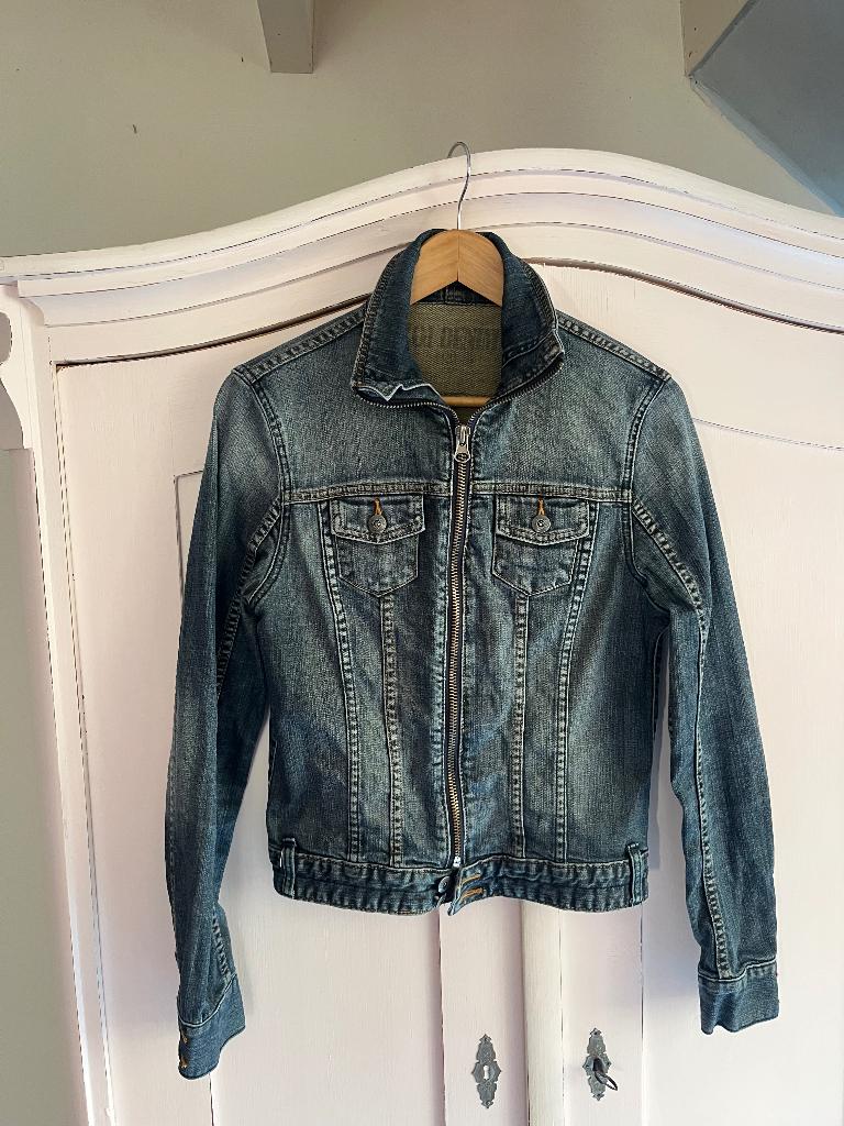 Spijkerjasje dames ‘Zoi Denim’ maat S, Blauw, Maat 36 (S), Gedragen, Ophalen