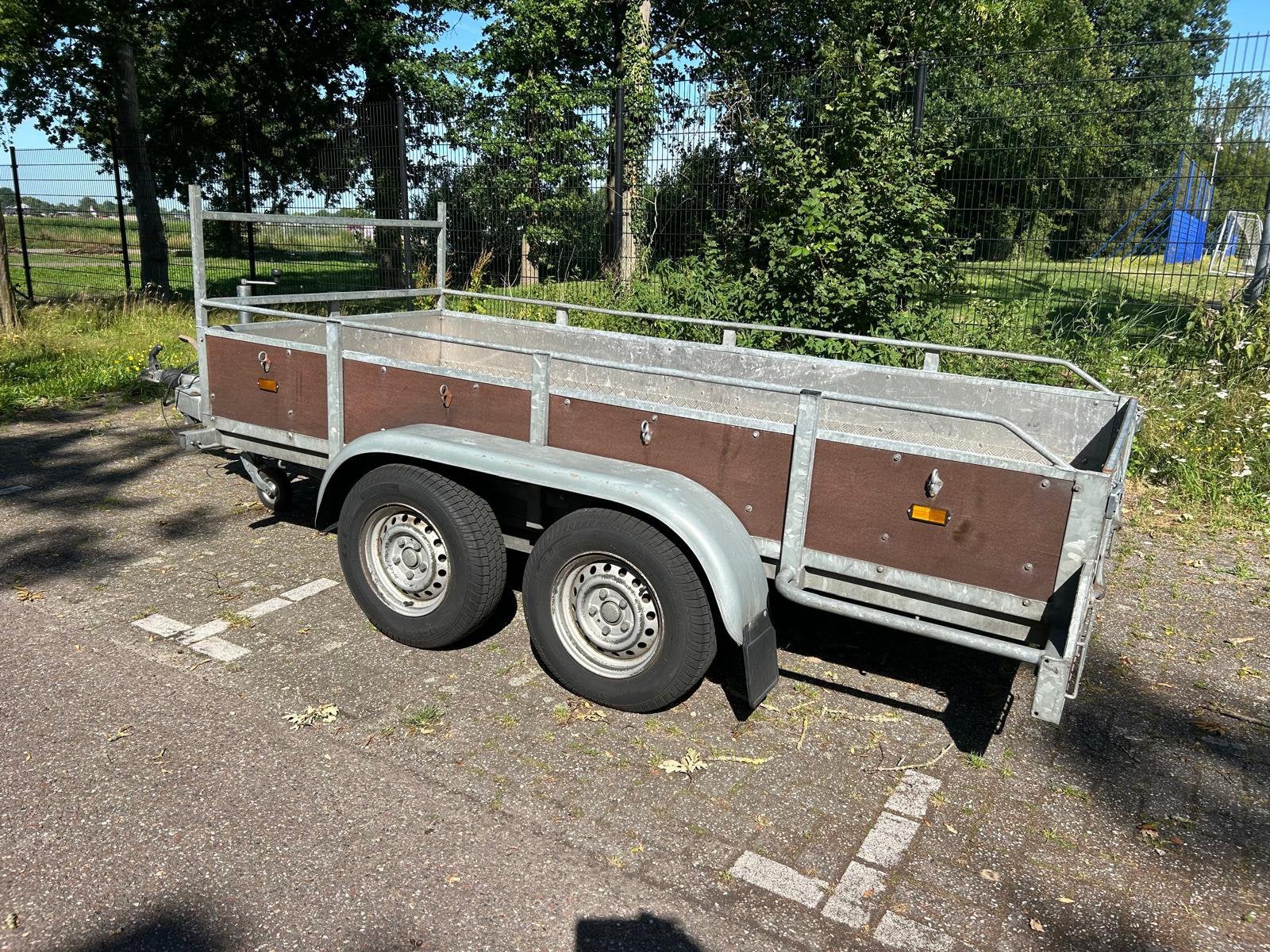 Solide Aanhangwagen Tandemasser, Auto diversen, Aanhangers en Bagagewagens, Ophalen, Gebruikt
