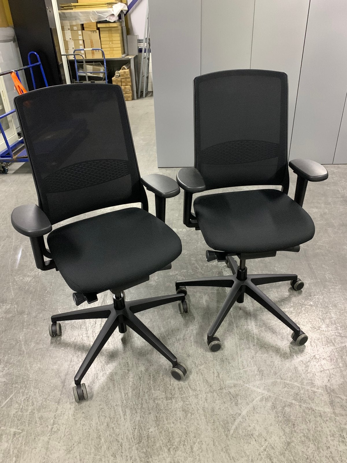 Gispen zinn burostoel, Ophalen, Ergonomisch, Zo goed als nieuw, Zwart