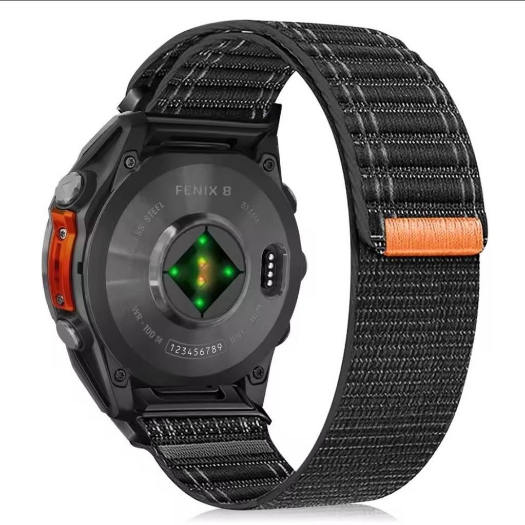 Horlogebandje Garmin 26mm QuickFit (nieuw), Ophalen of Verzenden, Nieuw, Zwart, Android