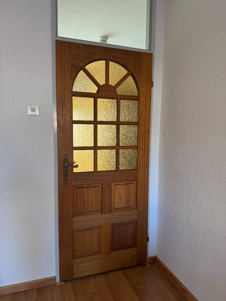 Massief houten binnendeur 83x200,5 cm, Ophalen, 80 tot 100 cm, Binnendeur, Zo goed als nieuw