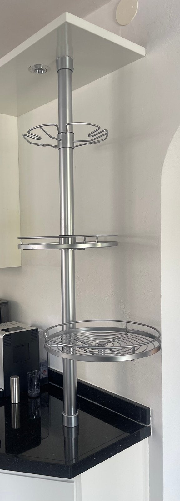 RVS keuken carousel, voor oa glazen etc, Ophalen, Gebruikt, 100 tot 150 cm, 50 tot 100 cm