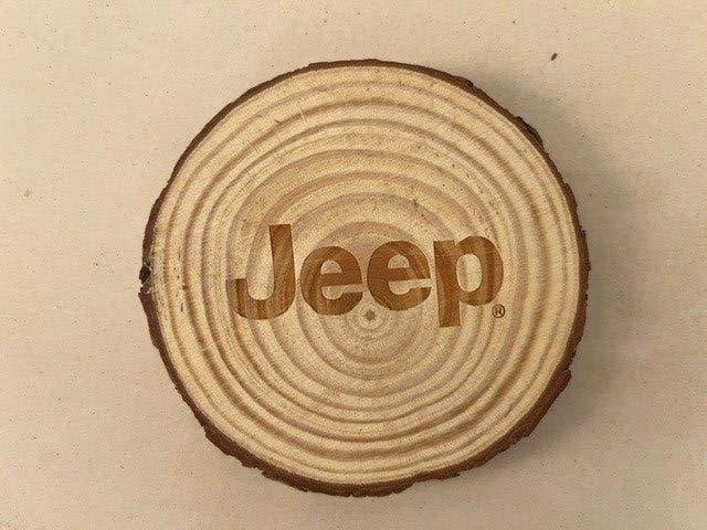 onderzetters hout JEEP, Ophalen, Hout, Glasonderzetter, Overige kleuren