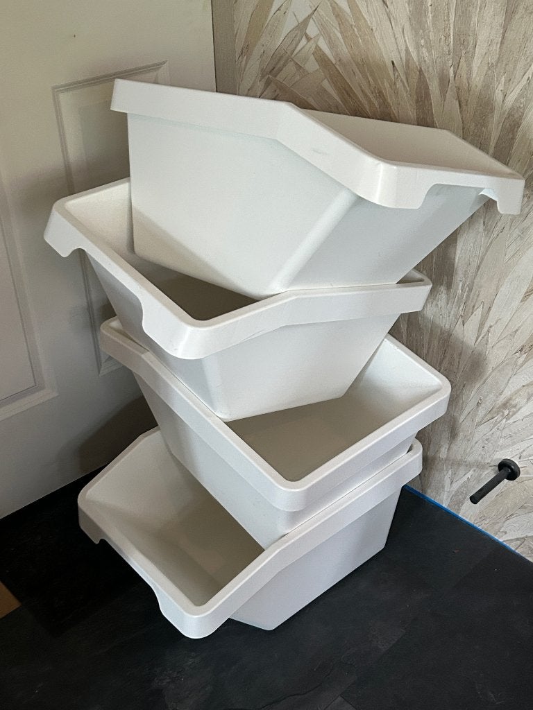 4 x Grote Opbergbak IKEA, Ophalen, Gebruikt, 40 tot 60 cm, Minder dan 50 cm