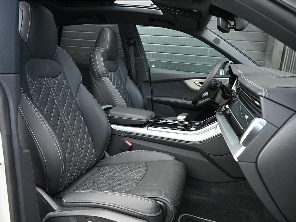 Audi Q8 60 TFSI e quattro Pro Line S Competition | Advanced, Auto's, Audi, Automaat, Parkeerassistent, Stof, Gebruikt