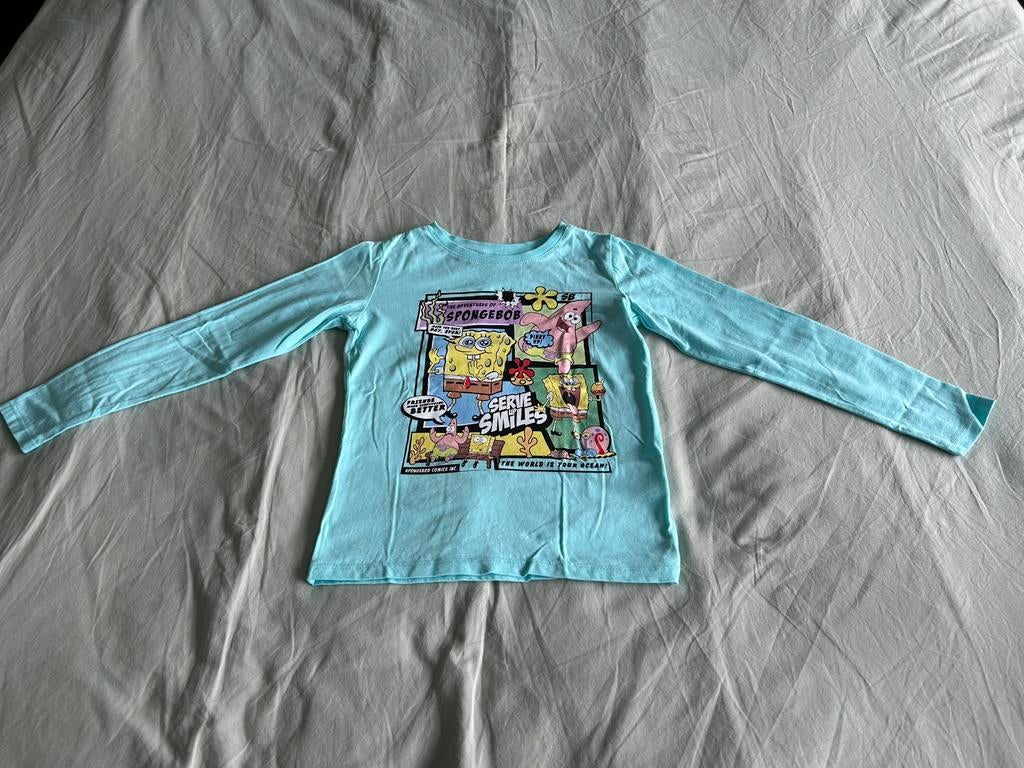 Nieuw spongebob shirt maat 122, Ophalen of Verzenden, Nieuw, Jongen, Shirt of Longsleeve