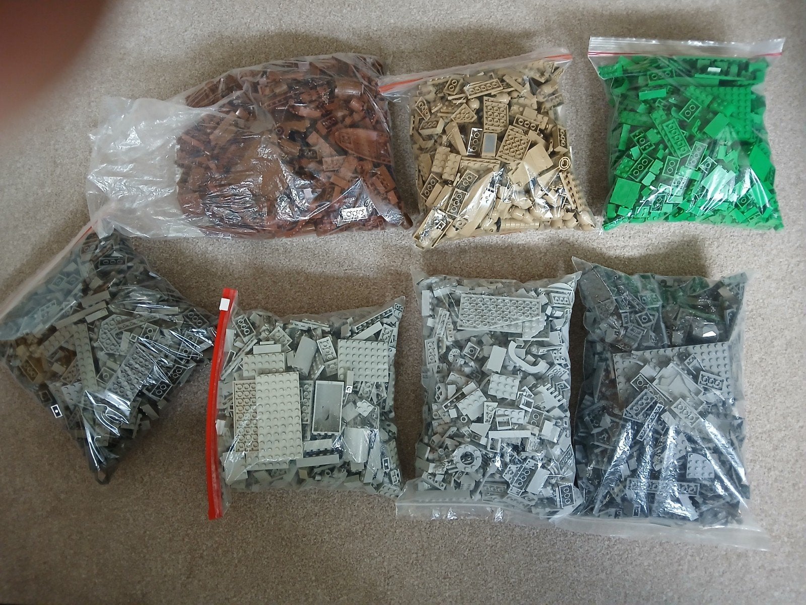 Diverse kleuren lego per kilo en per stuk., Kinderen en Baby's, Speelgoed | Duplo en Lego, Ophalen, Gebruikt, Losse stenen, Lego