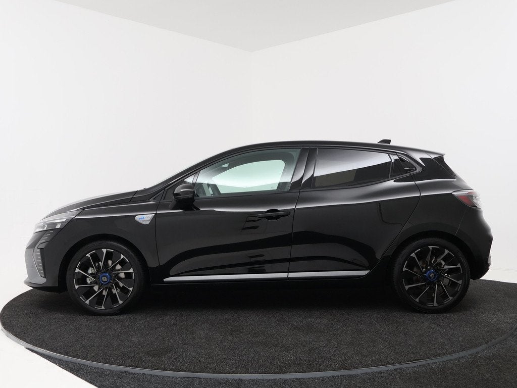 Renault Clio 1.6 E-Tech Full Hybrid 145 esprit Alpine, Auto's, Renault, 12 maanden, Gebruikt, Leder en Stof, Zwart