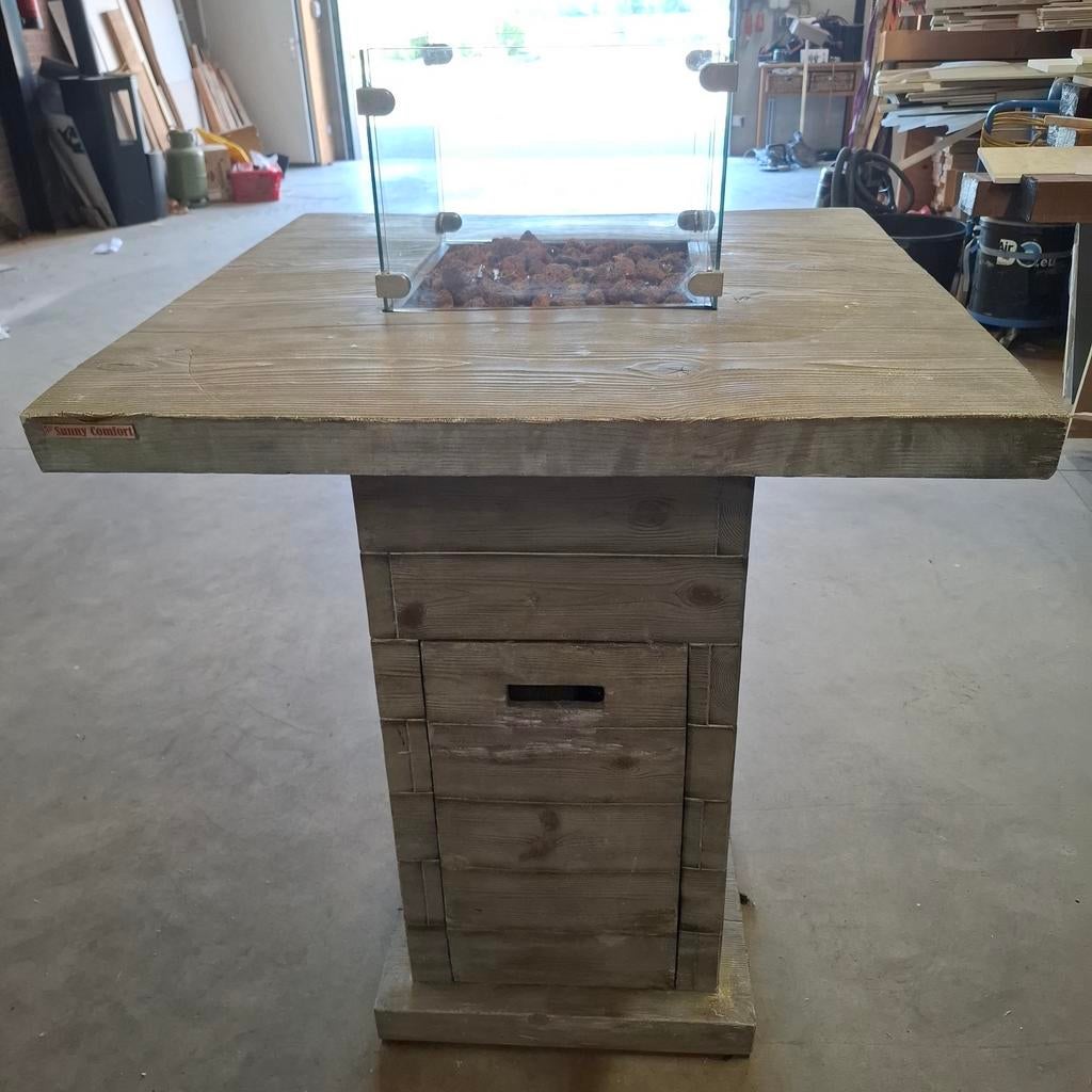 Vuurtafel - sta tafel, Ophalen, Zo goed als nieuw