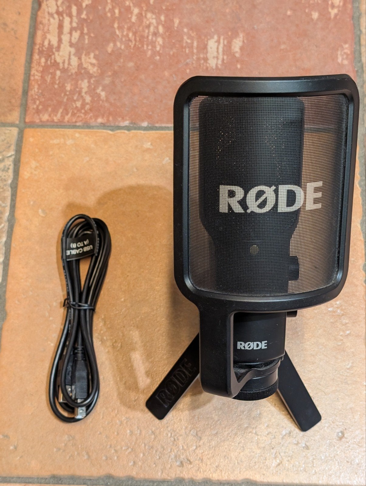 RØDE NT-USB Studiomicrofoon, Ophalen, Zo goed als nieuw, Studiomicrofoon