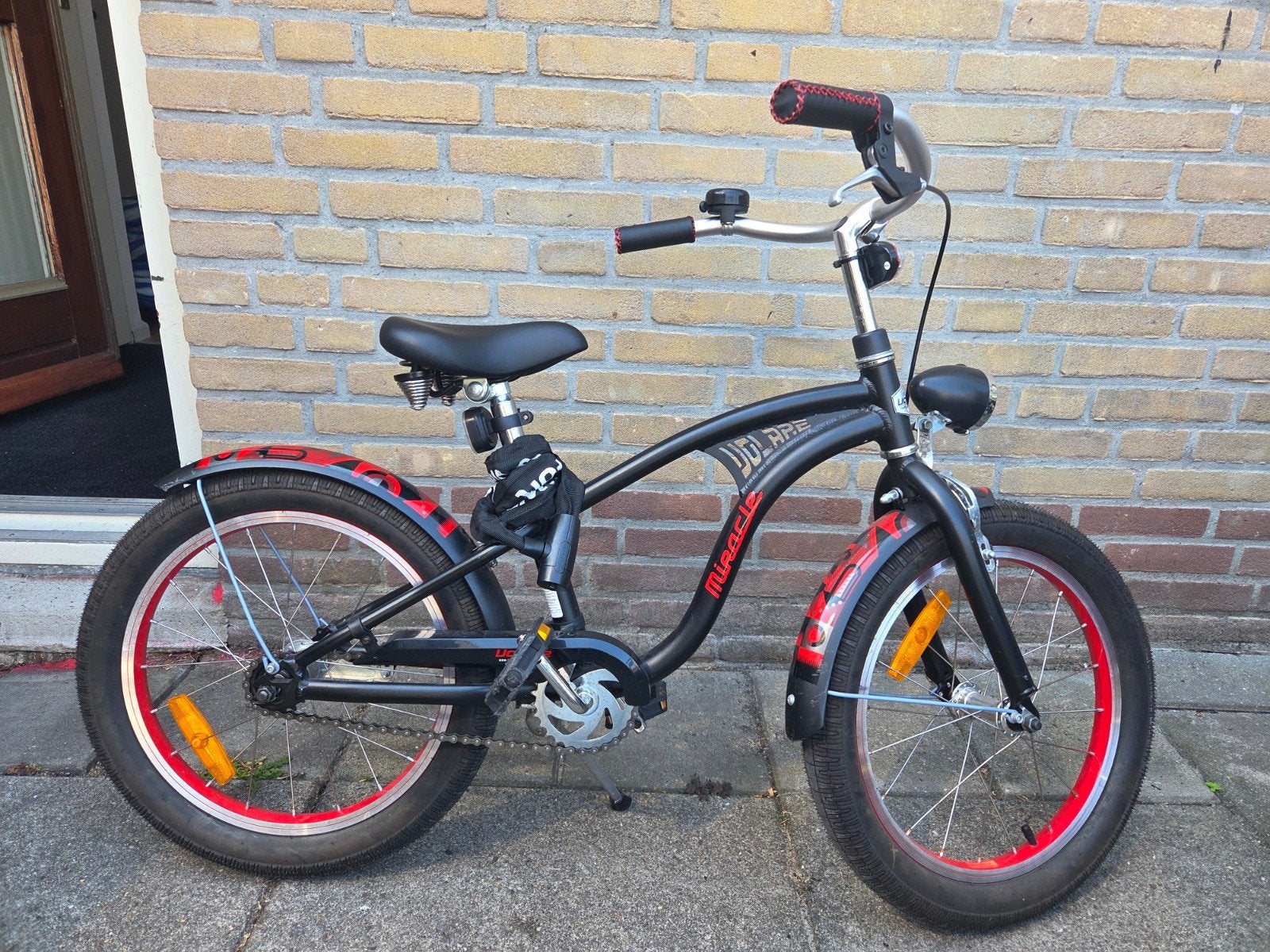 Miracle 55R JOU Fire kinderfiets 20 inch, Ophalen, Zo goed als nieuw, 20 inch of meer