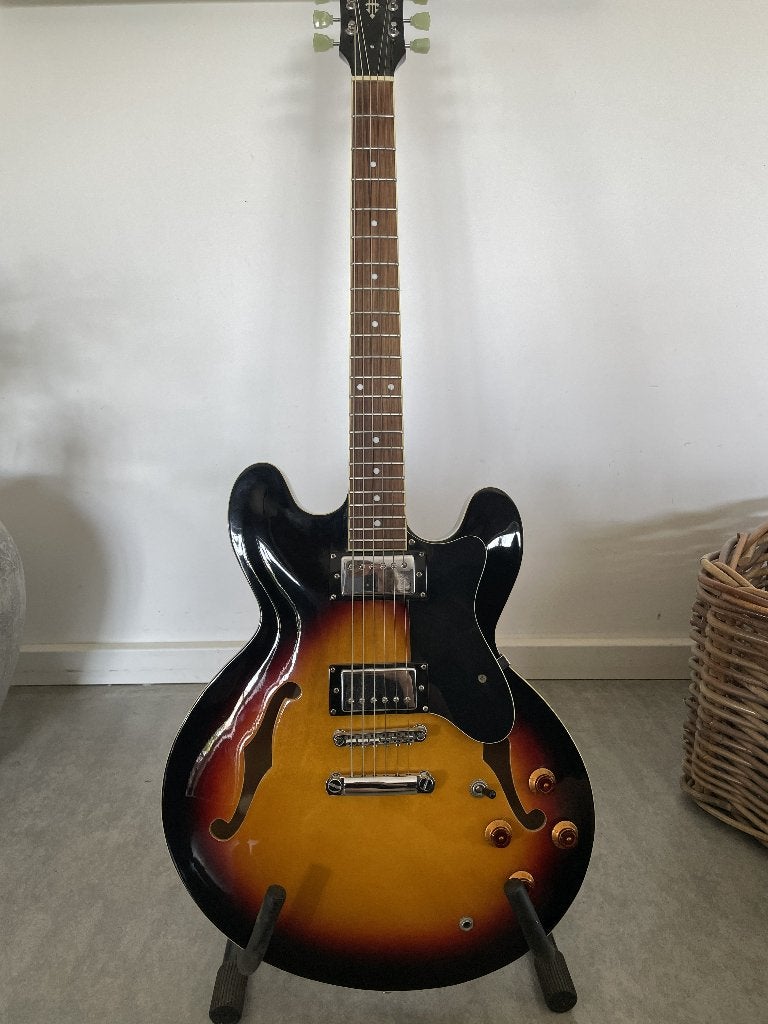 Vintage VSA535 Semi-Hollow, Muziek en Instrumenten, Ophalen of Verzenden, Gebruikt, Hollow body, Overige merken