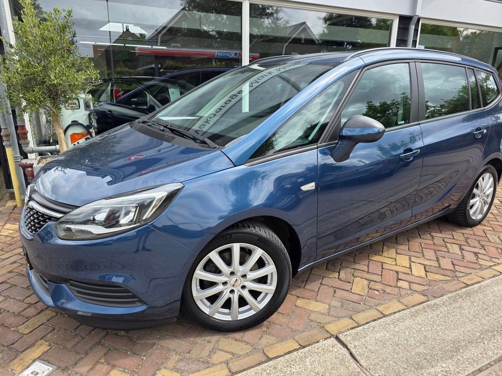 Opel Zafira 1.4 Turbo Online Edition,trekhaak,camera, Auto's, Gebruikt, Euro 6, Blauw, Origineel Nederlands