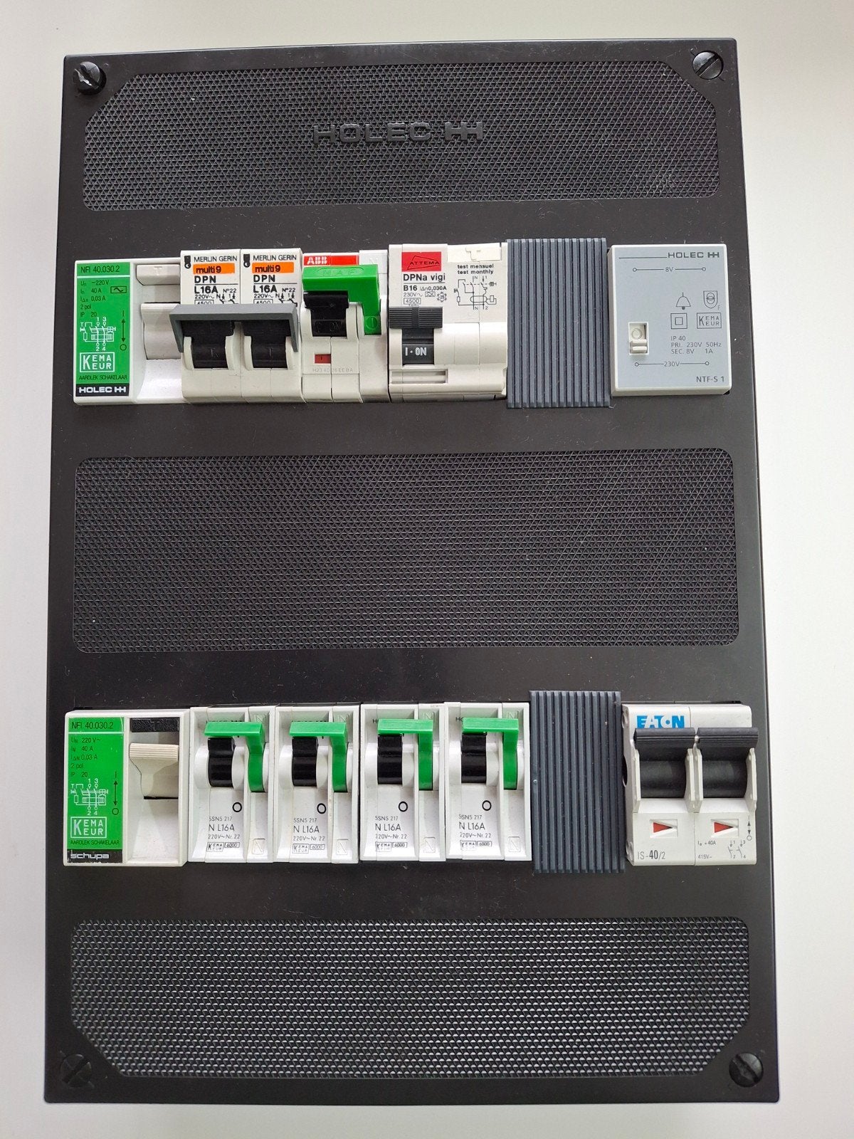 Holec/Eaton Groepenkast meterkast.
-, Ophalen, Gebruikt, Eaton, Overige typen