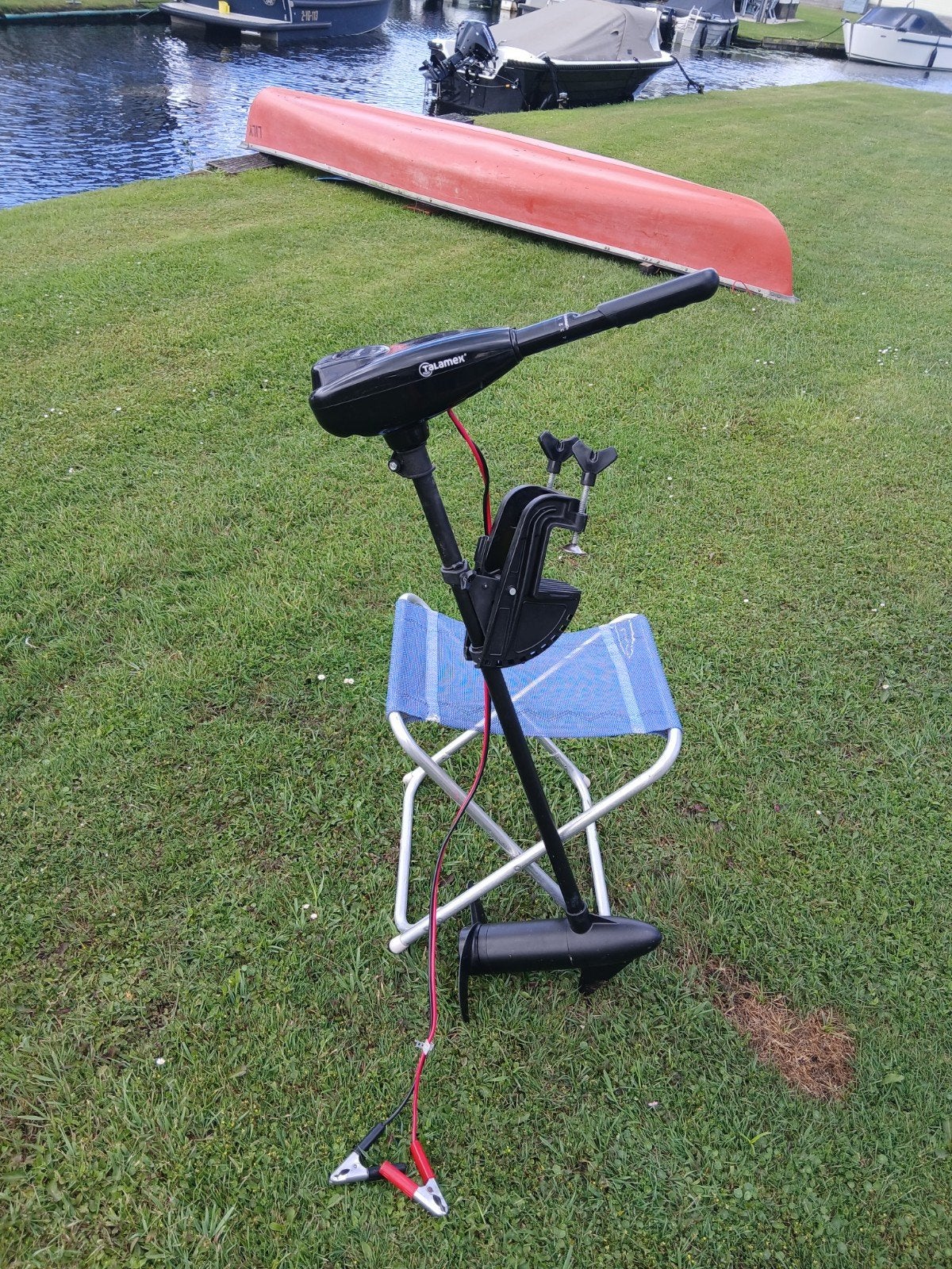 Te koop Talamex fluistermotor, Watersport en Boten, Ophalen, Zo goed als nieuw, Elektrisch, Minder dan 5 pk