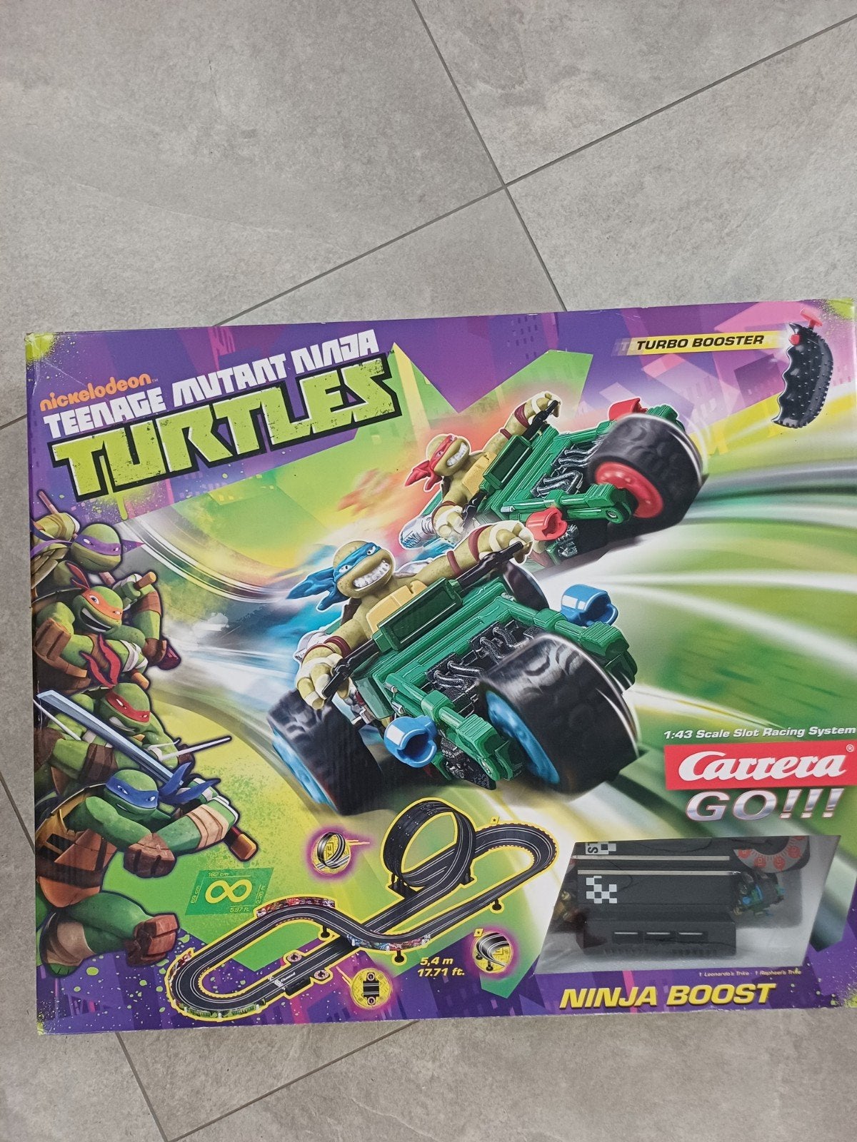 Carrera GO!!! Teenage Mutant Ninja Turtles Racebaan, Racebaan, Carrera, Ophalen of Verzenden, Zo goed als nieuw