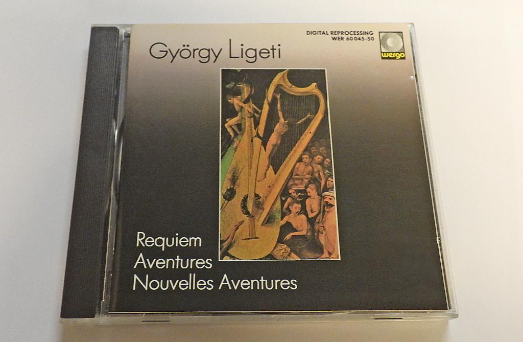 Ligeti Requiem Aventures Wergo PDO Germany CD Gielen no ifpi, Ophalen of Verzenden, Modernisme tot heden, Zo goed als nieuw, Vocaal