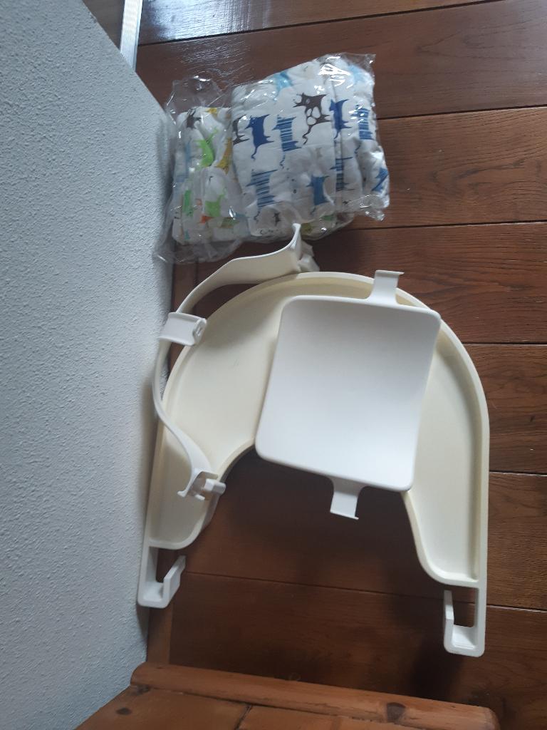 baby set voor stokke trip trap stoel, Kinderen en Baby's, Kinderstoelen, Ophalen, Gebruikt, Meegroeistoel, Afneembaar eetblad
