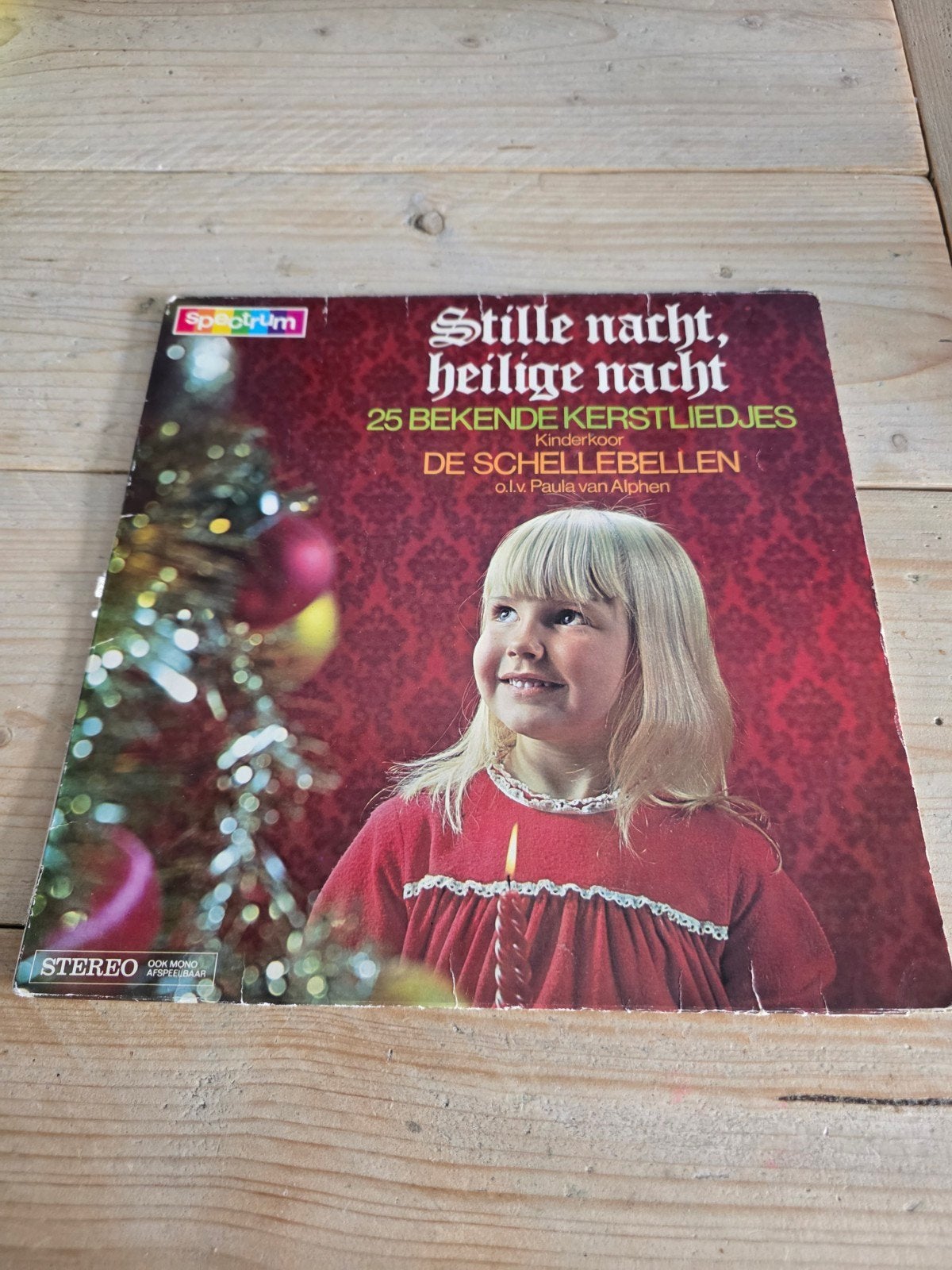 Vintage LP: Stille nacht, heilige nacht - 25 bekende kerst, Cd's en Dvd's, Vinyl | Nederlandstalig, Gebruikt, Overige genres, Ophalen of Verzenden