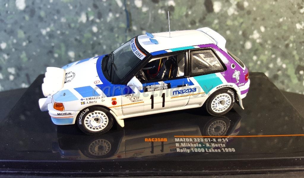 Mazda 323 GTX #11 1/43 Ixo V616, Verzenden, Nieuw, Auto, Overige merken