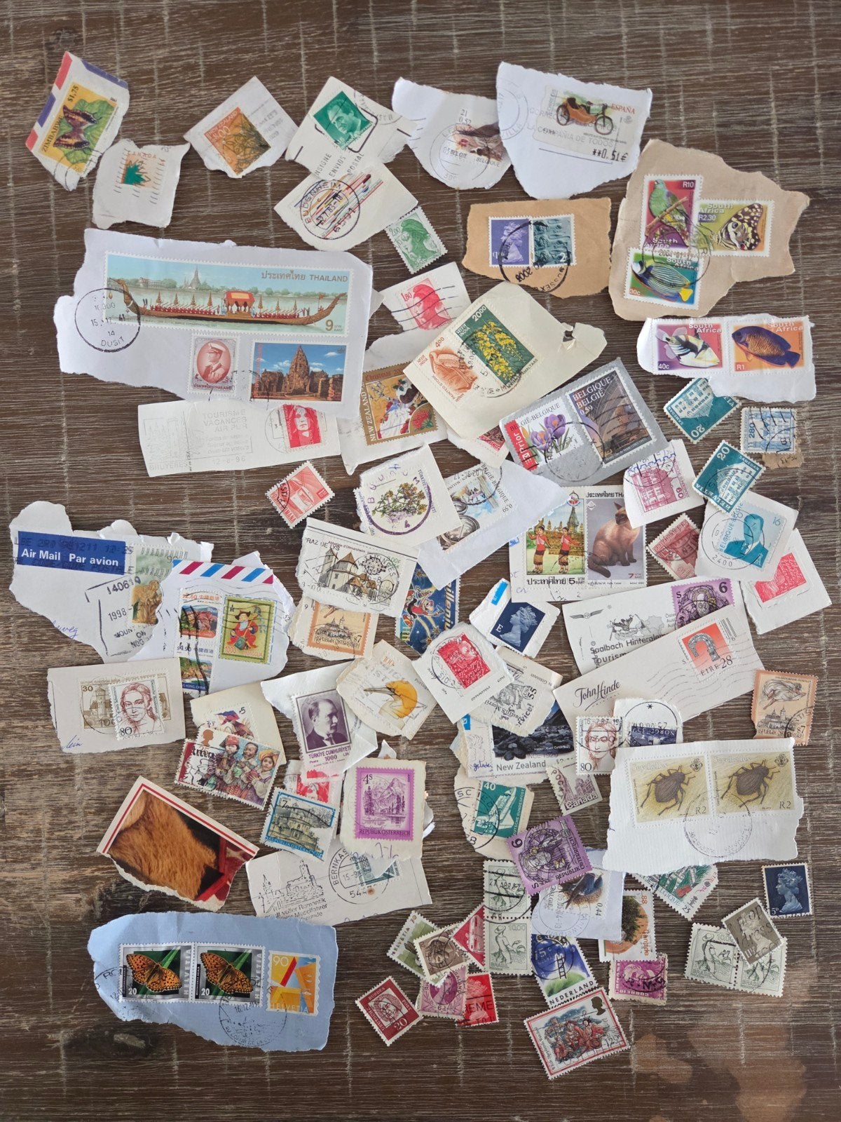 Verzameling van buitenlandse gestempelde postzegels, Ophalen of Verzenden, Gestempeld