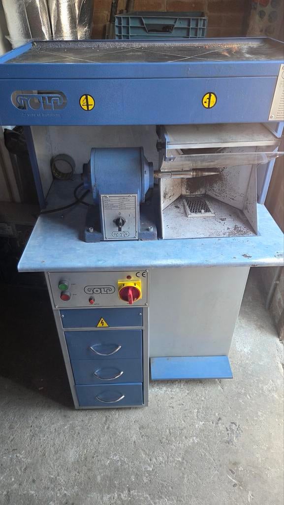 Polijst machine tafel goudsmid, Ophalen of Verzenden, Gebruikt