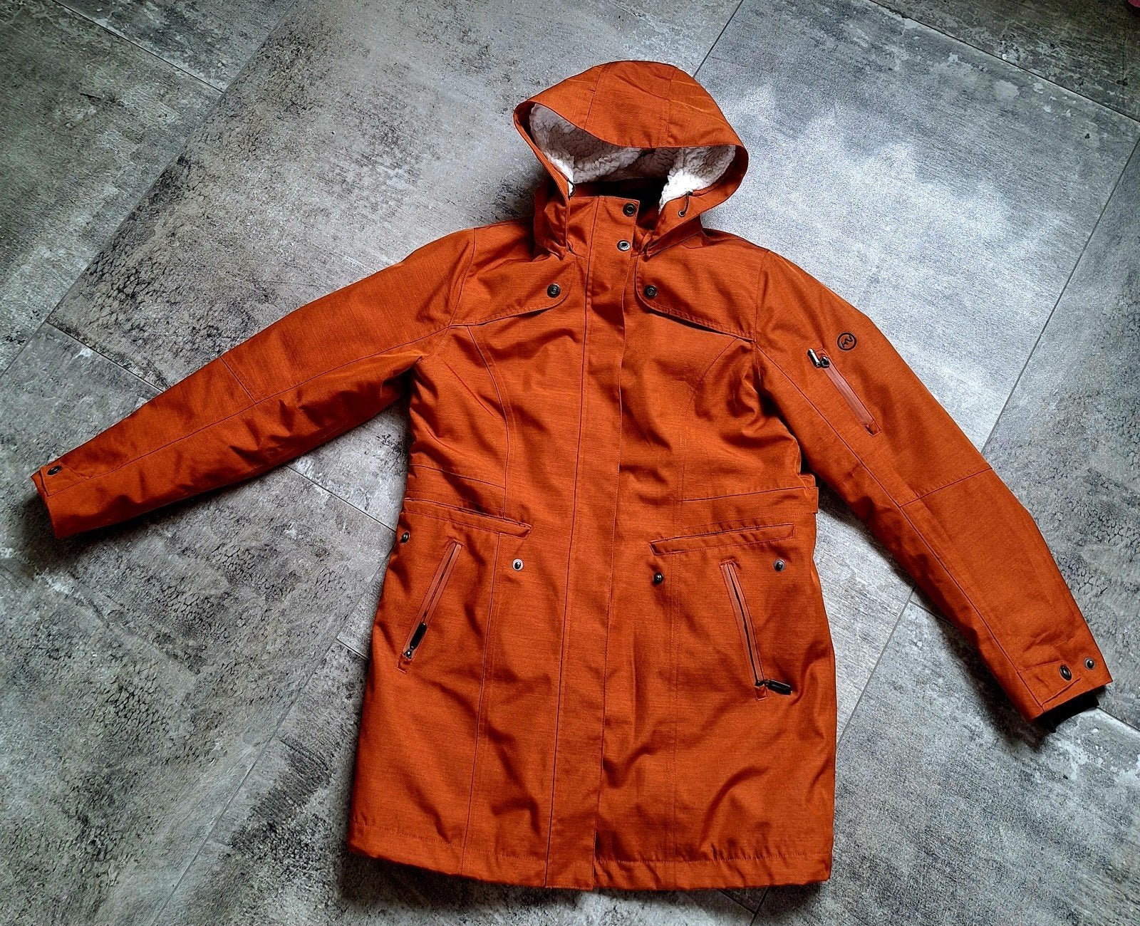 Human nature winterjas, Kleding | Dames, Ophalen of Verzenden, Zo goed als nieuw, Maat 46/48 (XL) of groter, Blauw