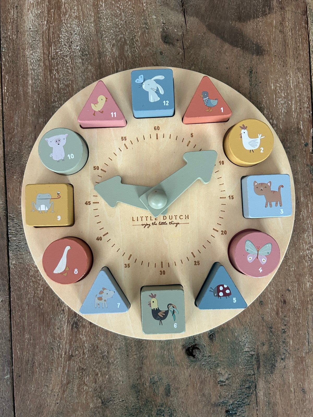 Little dutch puzzel klok, Ophalen, Zo goed als nieuw, Jongen of Meisje