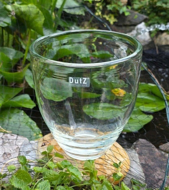 grote Dutz vaas, Ophalen of Verzenden, Zo goed als nieuw, Transparant, Glas