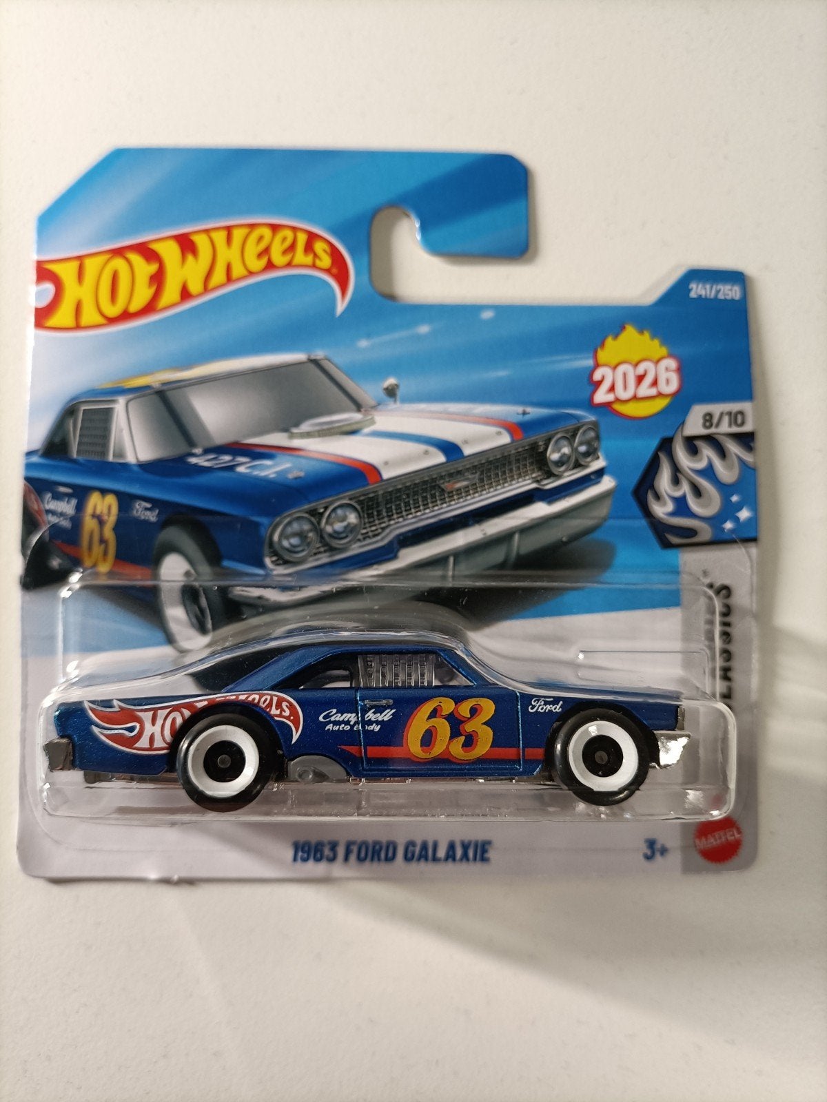 Hot Wheels 1963 Ford Galaxie - Nieuw in verpakking, Ophalen of Verzenden, Nieuw, Auto