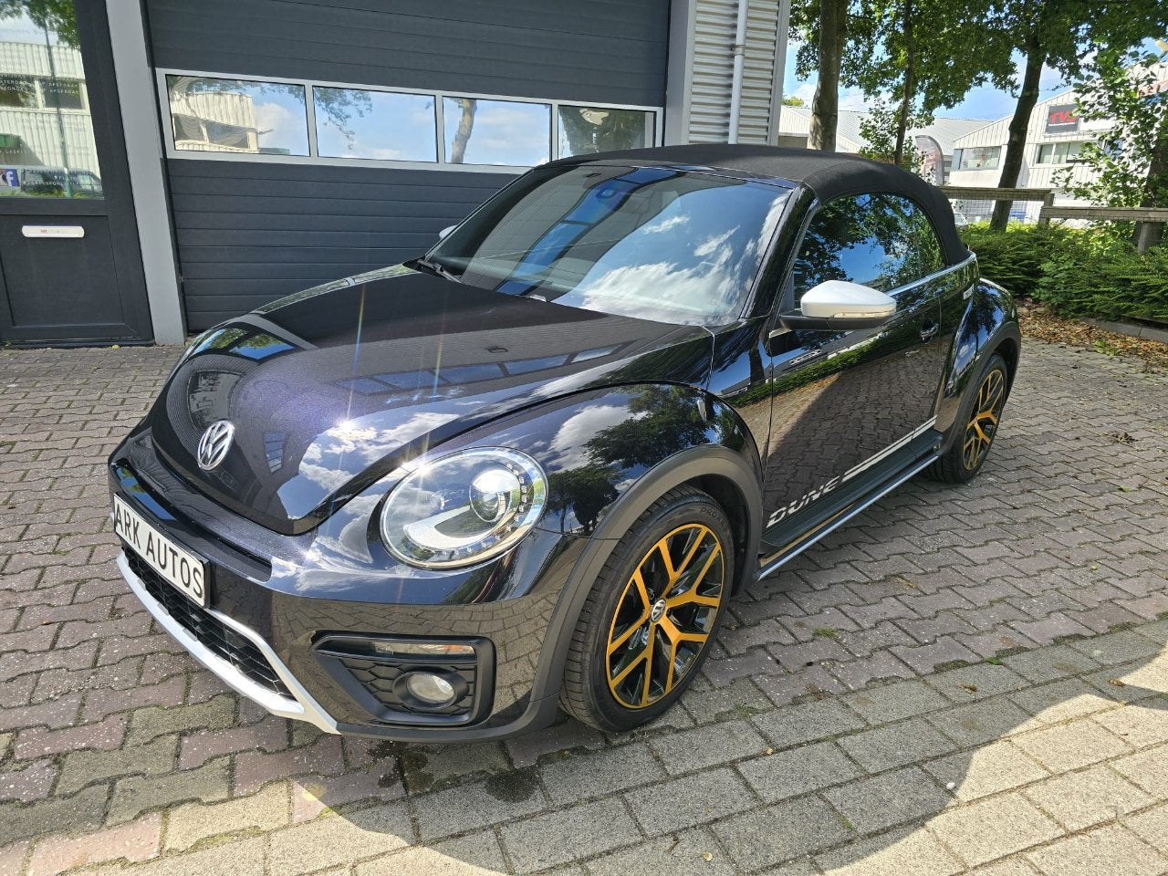 Volkswagen Beetle Cabrio 1.4 TSI Dune LEDER NIEUWSTAAT, Auto's, Volkswagen, Automaat, Gebruikt, Beetle (Kever), Zwart