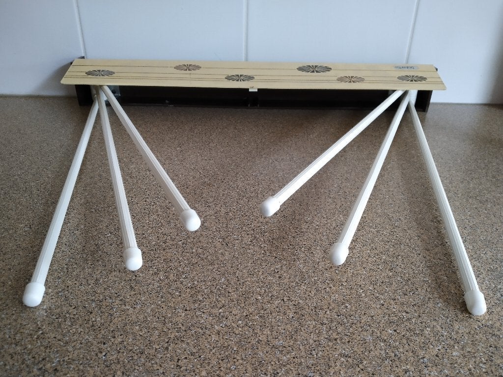 Retro wasrekje hangend, Ophalen of Verzenden, Zo goed als nieuw, Wasrek