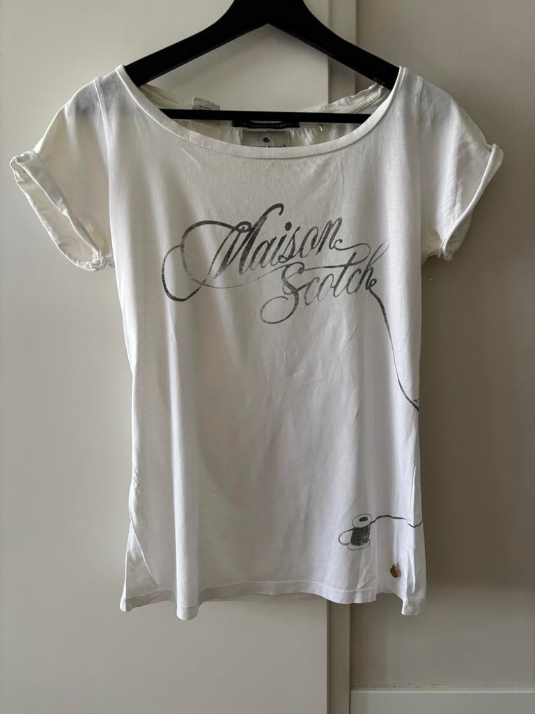 Maison scotch t-shirt, Kleding | Dames, T-shirts, Ophalen of Verzenden, Zo goed als nieuw, Korte mouw