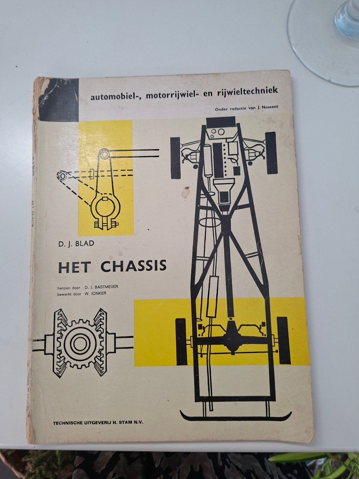 Het Chassis, Gelezen, Autotechniek, D. J. Blad, Ophalen of Verzenden