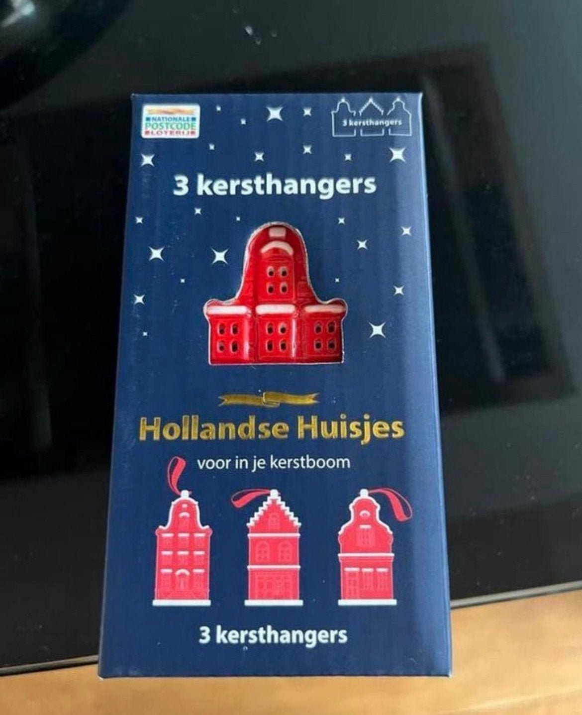 Postcodeloterij Huisjes Hangers/ Sfeerlichten / Kerst Hondje, Diversen, Ophalen of Verzenden, Zo goed als nieuw