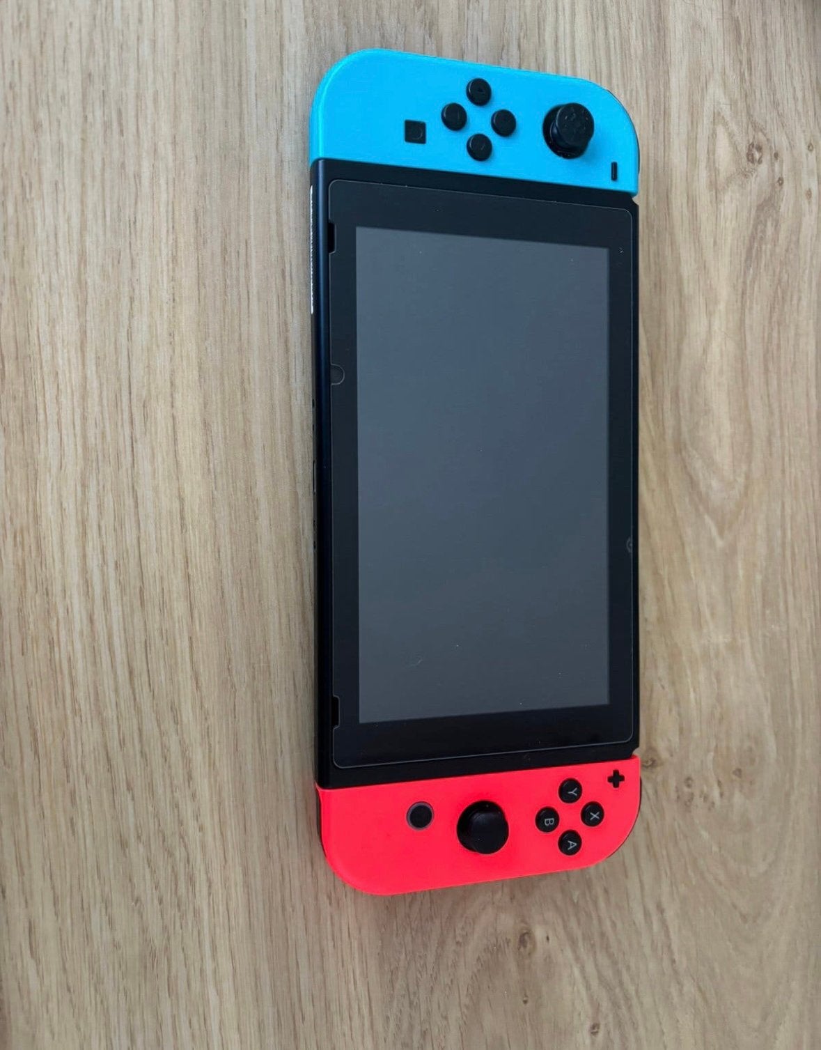 Nintendo Switch rood/blauw + 128GB microSD + dock, Spelcomputers en Games, Ophalen, Gebruikt, Met 2 controllers, Switch Original
