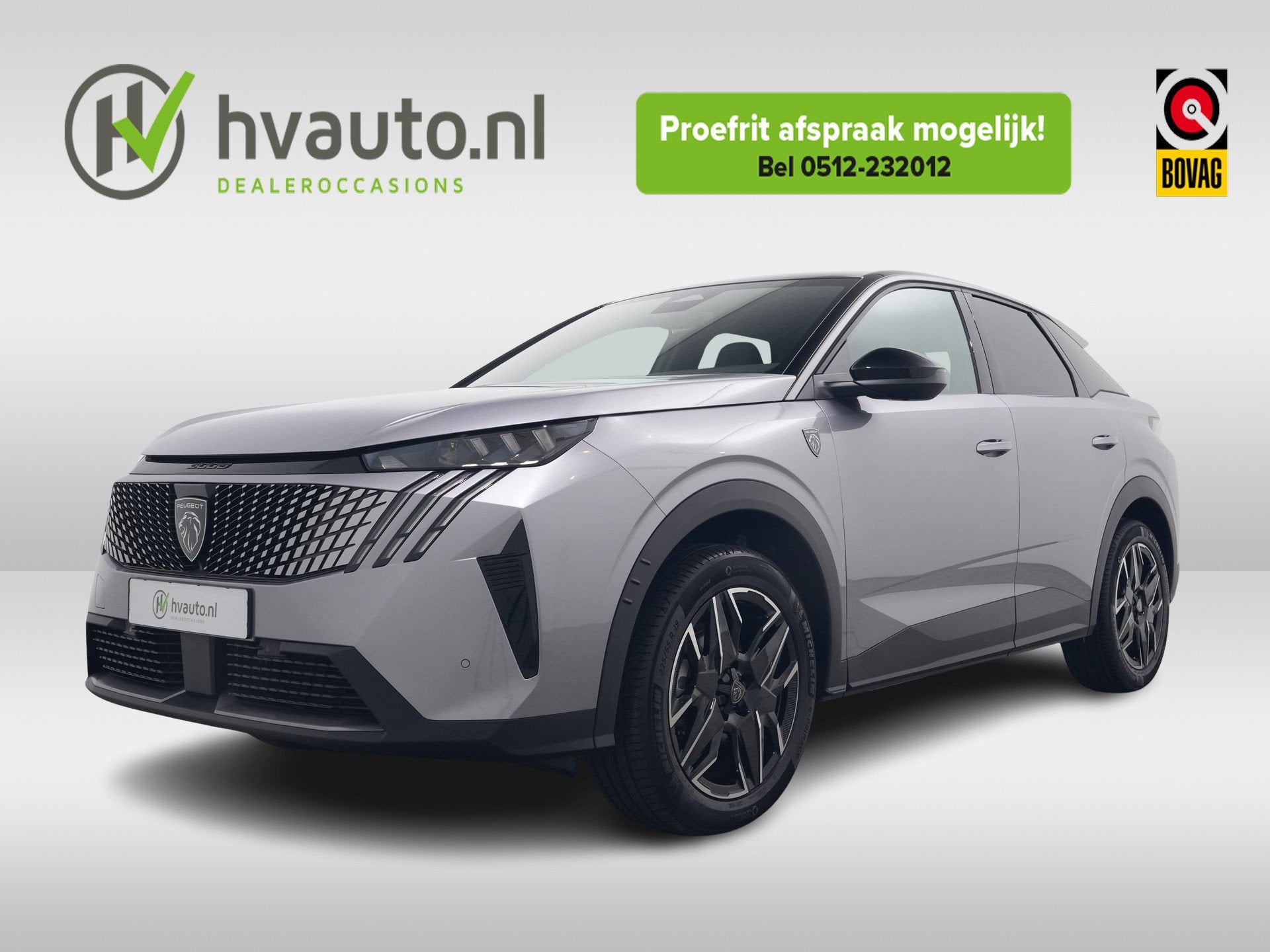 Peugeot 3008 1.2 HYBRID 145PK GT E-DCS6 | Trekhaak | Achterk, Auto's, 145 pk, Gebruikt, 1199 cc, Leder en Stof