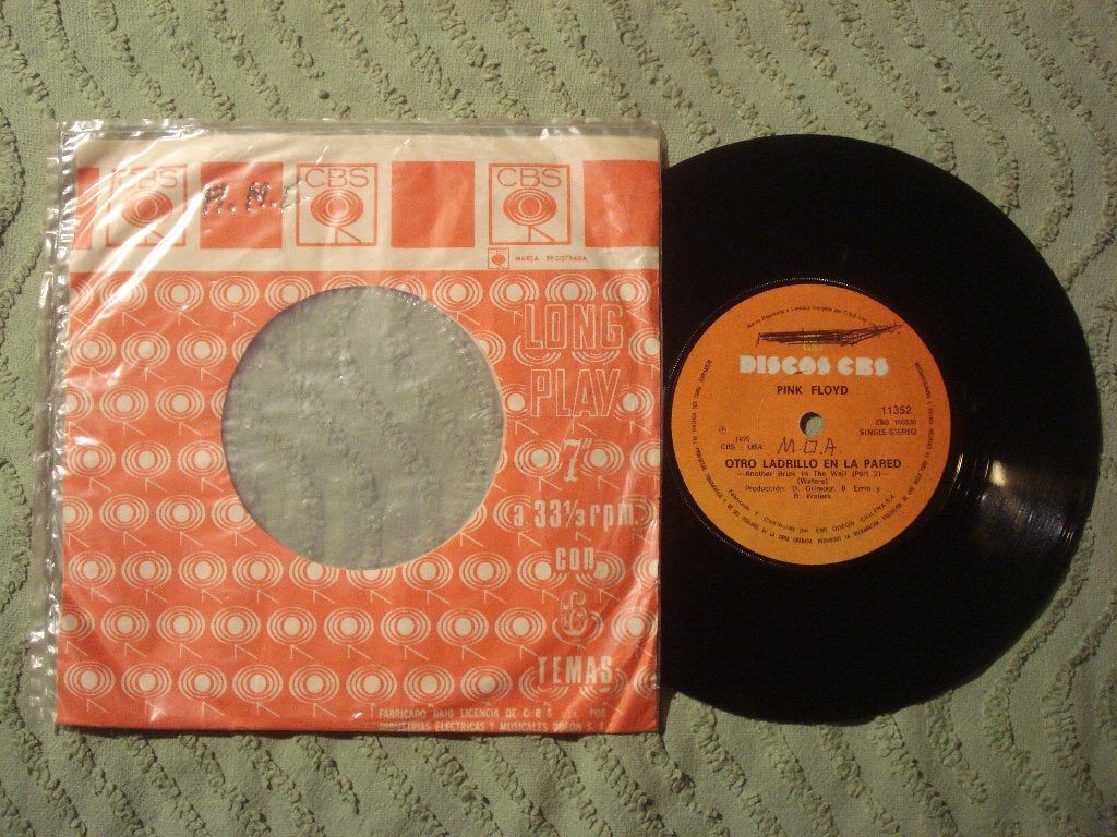 Pink Floyd 7" Vinyl Single: Another brick in the wall (Chili, Cd's en Dvd's, Gebruikt, 7 inch, Ophalen of Verzenden, Import