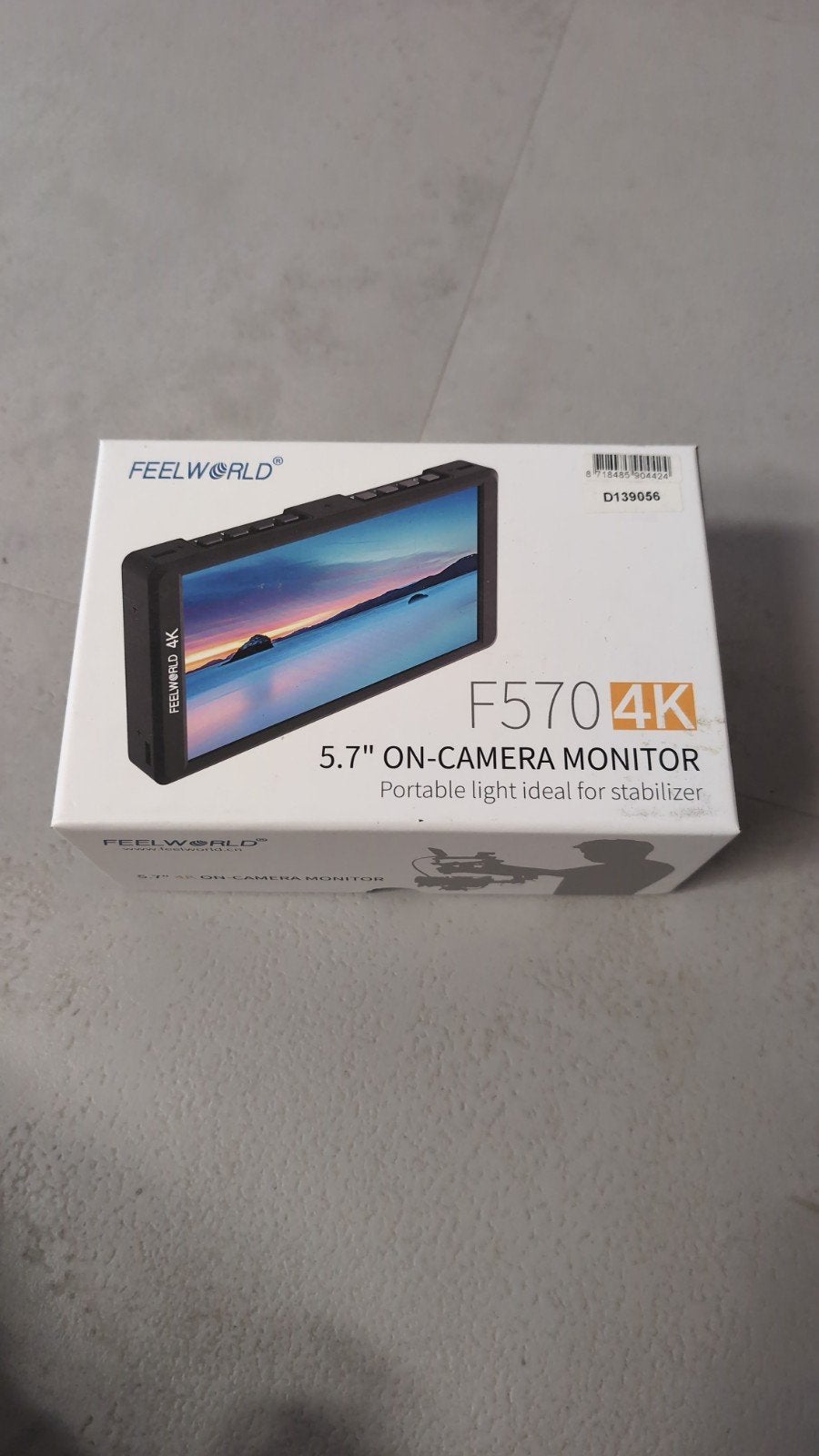 Feelworld F570 5.7 inch Full HD On-Camera Monitor, Ophalen of Verzenden, Minder dan 40 cm, Full HD (1080p), Overige merken