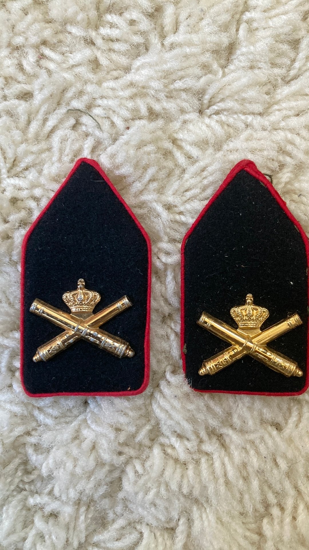 Kraagpadjes Veldartillerie, Ophalen of Verzenden