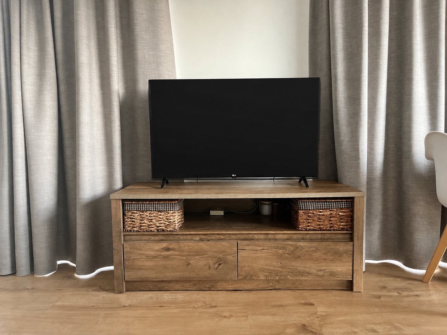 TV-Meubel, Huis en Inrichting, Kasten | Televisiemeubels, Ophalen, 100 tot 150 cm, Zo goed als nieuw, Minder dan 100 cm