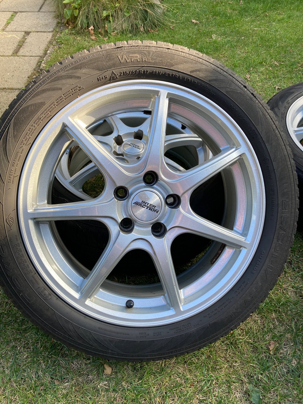 17” velgen 5x108 met winterbanden, Ophalen, Velg(en), 17 inch, Winterbanden