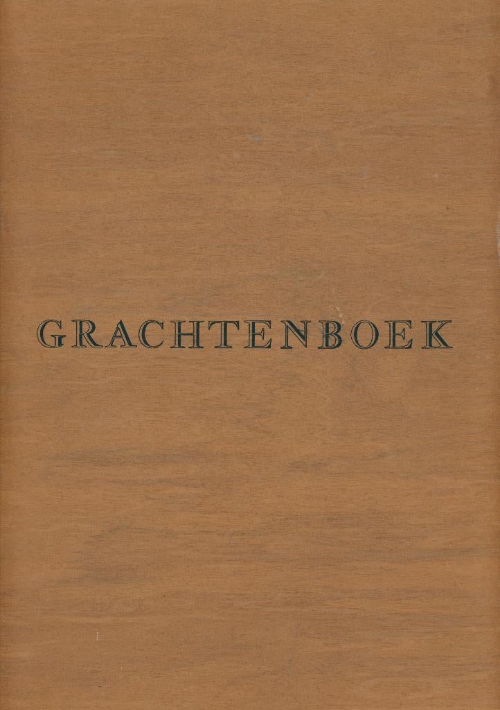 GRACHTENBOEK AMSTERDAM TEKENINGEN CASPAR PHILIPS JACOBSZOON, Boeken, Overige Boeken, Zo goed als nieuw, Verzenden