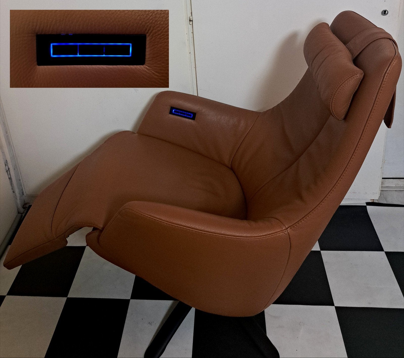 Modern relaxfauteuil leer op accu
De Toekomst Relax4U Nova N, Ophalen, Zo goed als nieuw, Leer, 50 tot 75 cm