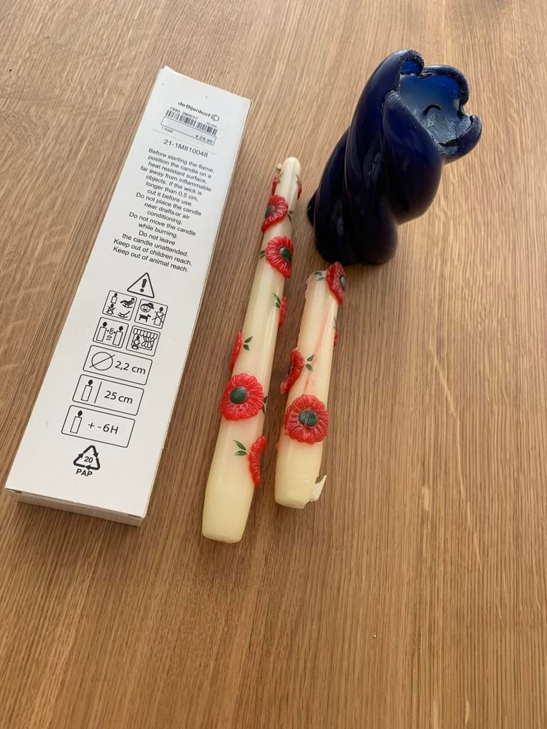 Anna Nina..Kaarsen, Ophalen of Verzenden, Zo goed als nieuw, Overige materialen, Minder dan 25 cm