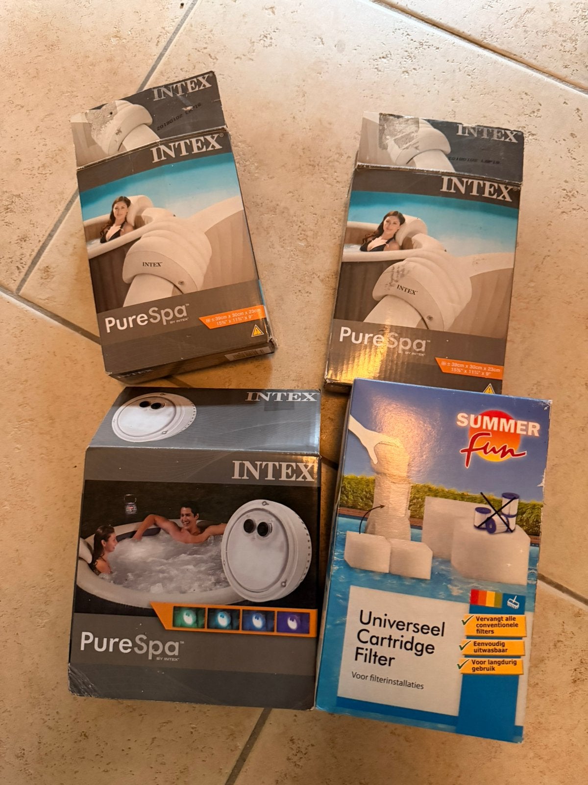 Intex setje voor pure spa van intex, Ophalen, Zo goed als nieuw