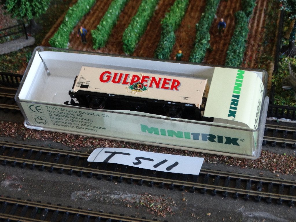 N-Spoor: MINITRIX, adv 511: Bierwagon, NS, GULPENER, 13885., Hobby en Vrije tijd, Gelijkstroom of Wisselstroom, Trix, Ophalen of Verzenden